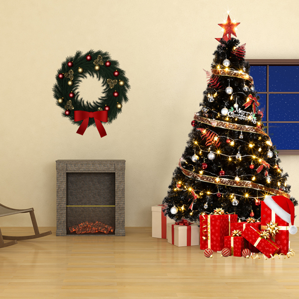 Indoor and outdoor Christmas trees, flame-retardant material decorations, environmentally friendly and safe