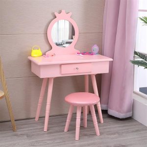 Girl's birthday gift, New Year's gift, pink dressing table, girl's favorite gift