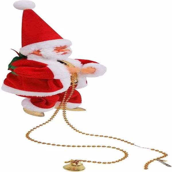 Climbing Santa Claus 9" Christmas Ornament Xmas Decoration Climbs Up and Down Christmas Decorations