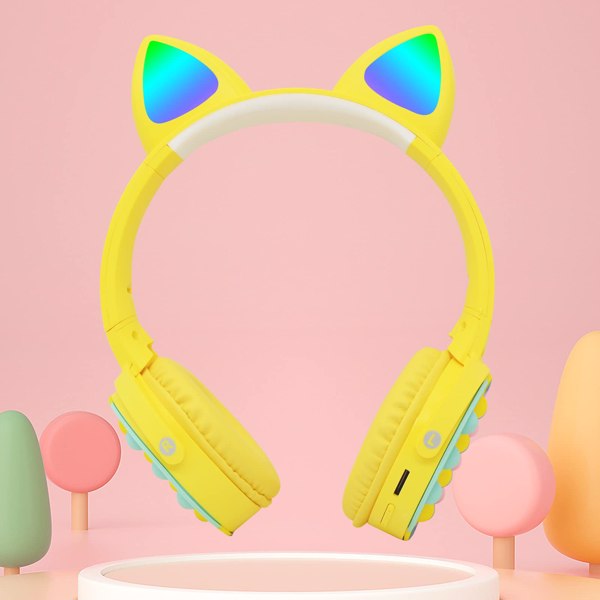 Children's gifts, Christmas gifts, New Year's gifts, children's toy headphones, wireless Bluetooth headphones, popular bubble in ear headphones, rainbow colored children's toys