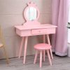 Girl's birthday gift, New Year's gift, pink dressing table, girl's favorite gift, Christmas gift for children