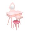 Girl's birthday gift, New Year's gift, pink dressing table, girl's favorite gift, Christmas gift for children