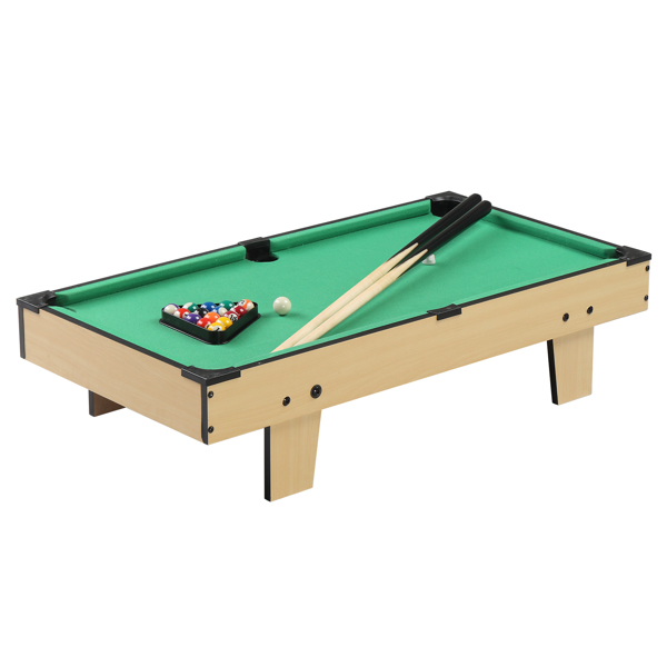 4 in 1 Combo Game Table Set for Home, 3ft Game Room w/Ping Pong, Foosball, Table Hockey, Billiards Kids Adult