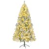 Snowflake Christmas tree decoration wreath, Christmas tree decoration, pine cone decoration, suitable for family holiday decoration flower strip, atmosphere light strip, colorful LED lights, 8 lighting modes