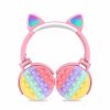 Children's gifts, Christmas gifts, New Year's gifts, children's toy headphones, wireless Bluetooth headphones, popular bubble in ear headphones, rainbow colored children's toys