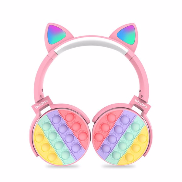 Children's gifts, Christmas gifts, New Year's gifts, children's toy headphones, wireless Bluetooth headphones, popular bubble in ear headphones, rainbow colored children's toys