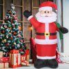 LED illuminated Christmas outdoor decoration, inflatable Santa Claus, Christmas lawn decoration, party decoration, Christmas gifts, children's toy gifts,