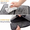 EMS Foot Massage Pad Electric Stimulator Massager Unit Rechargeable Leg Reshaping Muscle Pain Relax Massage Mat w/ 6 Modes 9 Intensity Levels