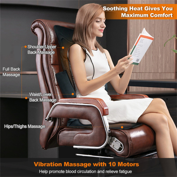 Electric heating folding massage pad, office massage pad, home massage pad