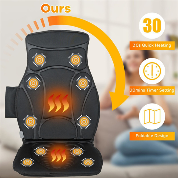 Electric heating folding massage pad, office massage pad, home massage pad