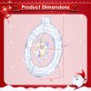 33 Inch Lighted Snowflake Wreath Christmas Decoration,Outdoor decoration