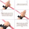 Weight Lifting Grips with Wrist Straps - Weightlifting Hooks, Non-slip Cowhide Padded Workout Gloves for Men and Women Deadlift, Pull Up, Rows, Home Gym Power Training (Brown)