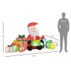 Inflatable Santa Claus LED lights, Christmas decorations, Christmas ornaments, outdoor Christmas decorations