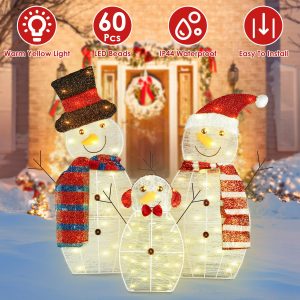 Christmas yard decoration, Christmas snowman, outdoor decoration