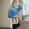 Women's Boho 3-piece Tote Set - lightweight, versatile bag with adjustable straps for everyday use and Christmas gifts